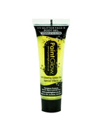 UV Glitter Body Gel, Yellow, 10ml