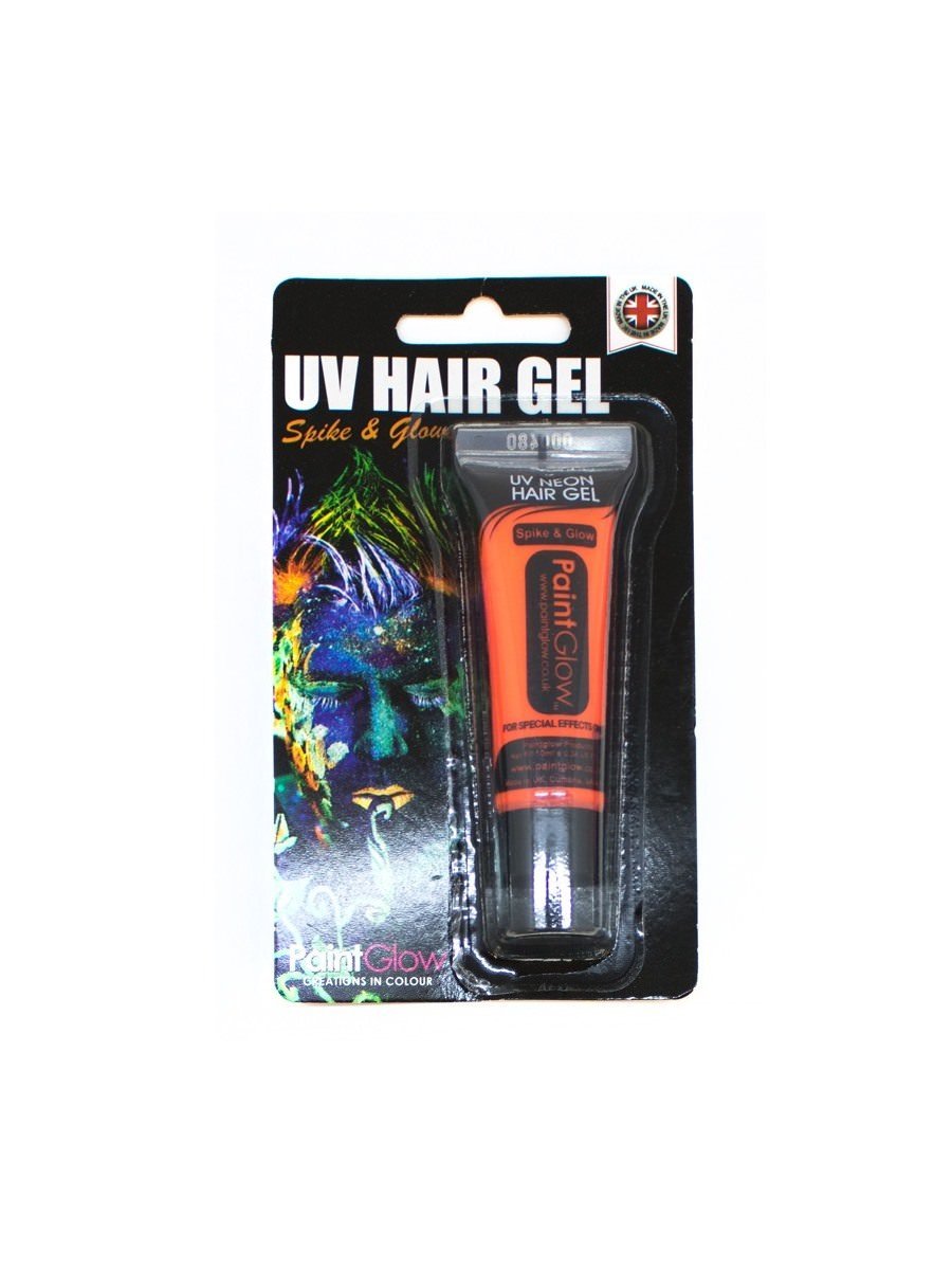 UV Hair Gel, Orange, 10ml, Blister Pack
