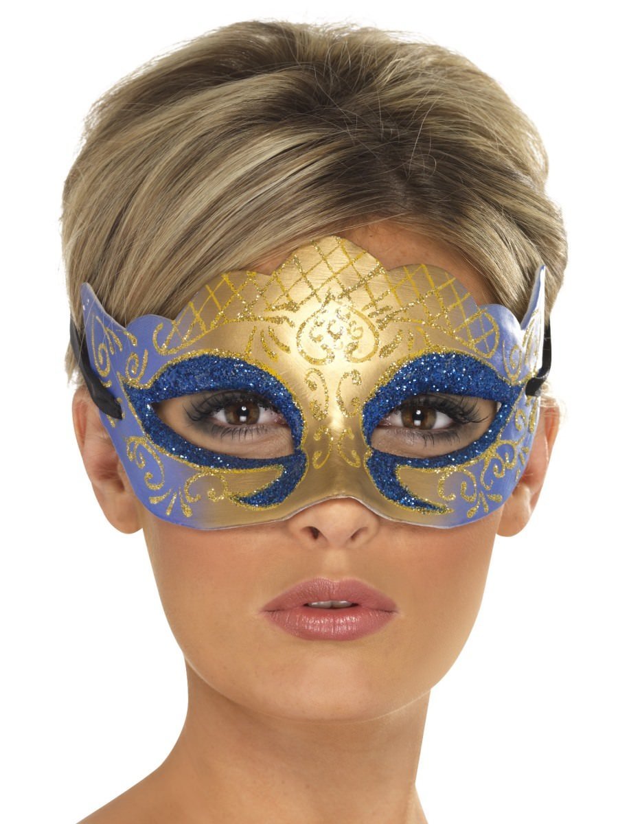 Venetian Colombina Farfalla Glitter Mask