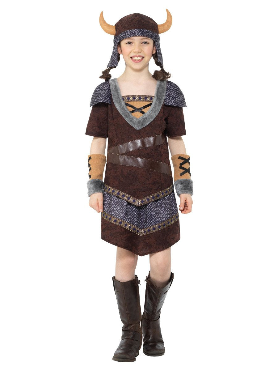 Viking Girl Costume, Brown