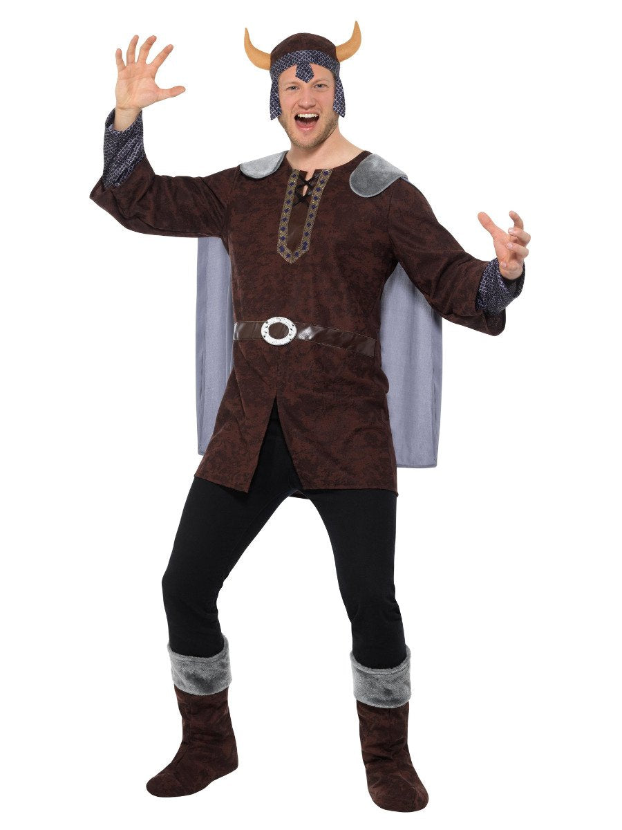 Viking Man Costume, Brown