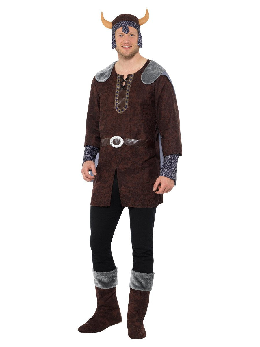 Viking Man Costume, Brown