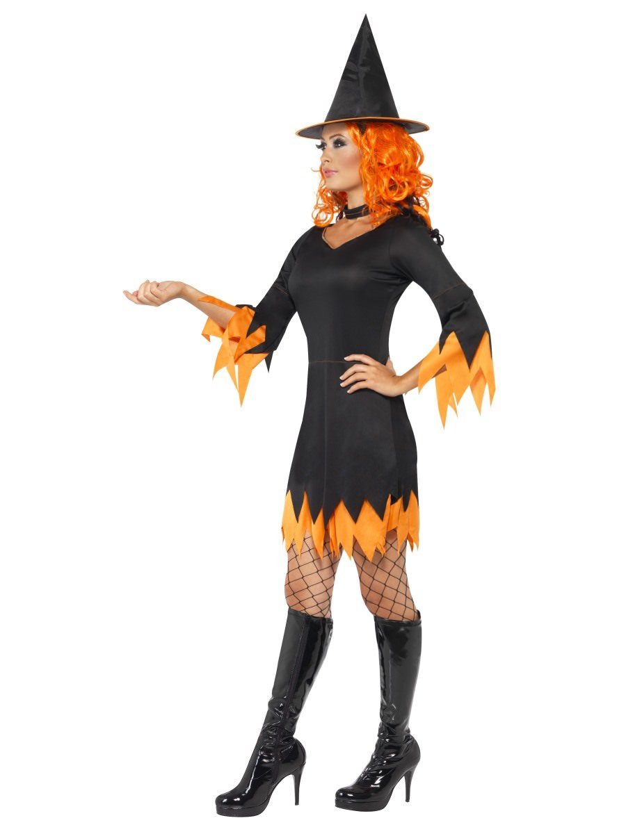 Witch Costume, Black & Orange Alternative View 1.jpg