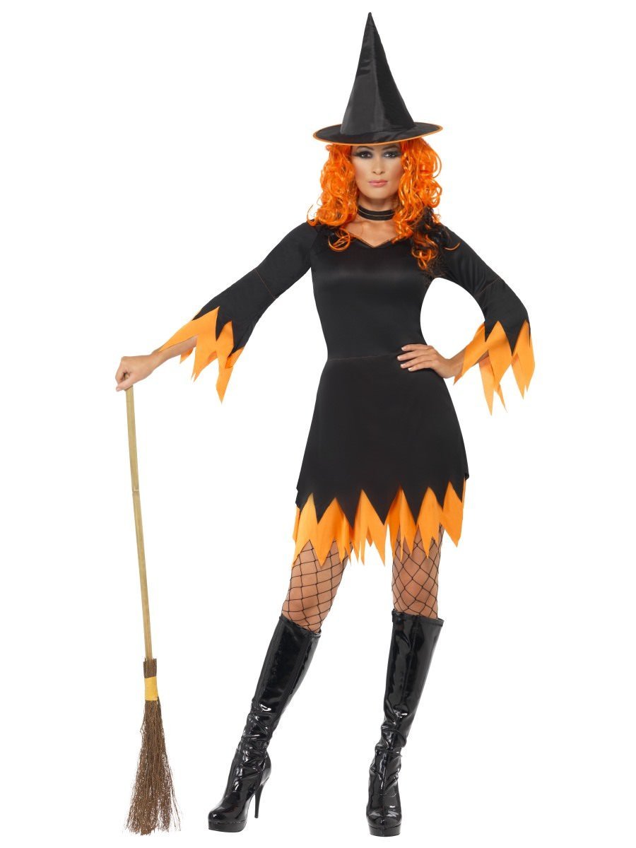 Witch Costume, Black & Orange