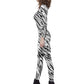 Zebra Print Bodysuit, Black & White Alternative View 1.jpg