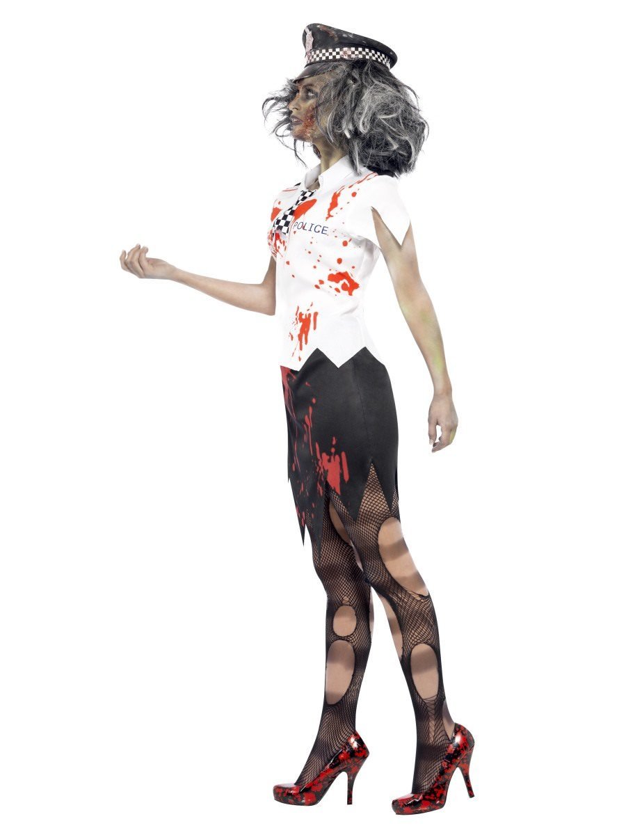 Zombie Policewoman Costume Alternative View 1.jpg