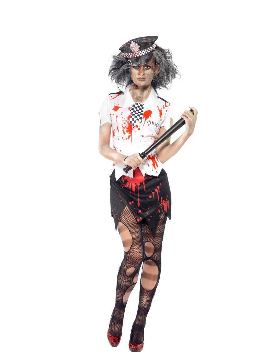 Zombie Policewoman Costume Alternative View 3.jpg